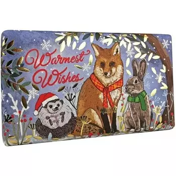 Мыло English Soap Company Праздничное мыло 190г Зимние животные Глинтвейн The English Soap Company