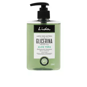 Мыло Jabn 100% natural glicerina y aloe vera Lida, 250 мл.