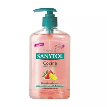 Мыло Jabn de Manos Antibacteriano Cocina Sanytol, 250 ml