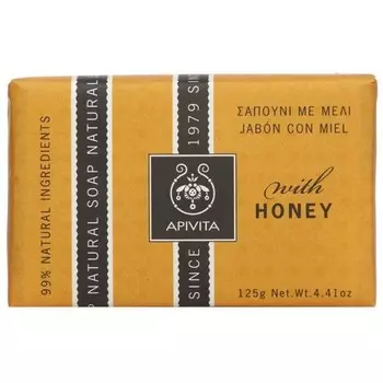 Мыло Jabn Natural con Miel Apivita, 125 gr