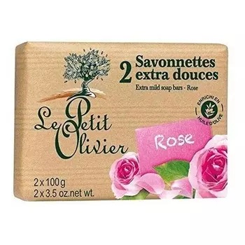 Мыло Le Petit Olivier Lavender Extra Fine 100 г Лавандовое розовое