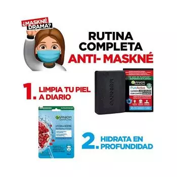 Мыло Pure Active Jabn Slido Carbn Anti Acn Garnier, 100 gr