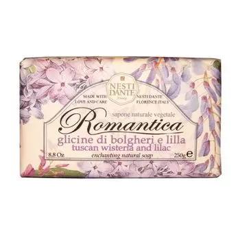 Мыло Romantica Tuscan Wisteria & Lilac Nesti Dante, 250 гр