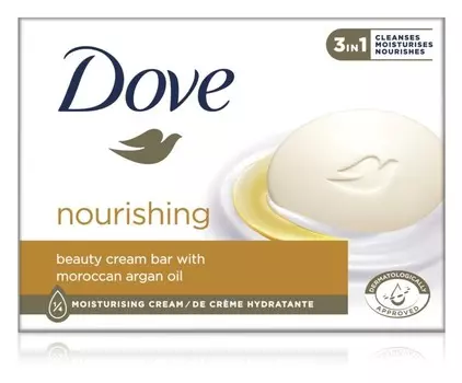 Мыло с аргановым маслом Dove Cream Oil
