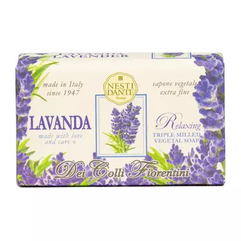 Мыло с лавандой tuscan lavender soap bar Nesti Dante, вес 250 гр.