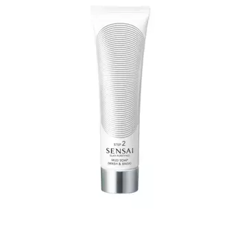 Мыло Silky purifying mud soap (wash & mask) Sensai, 125 мл.