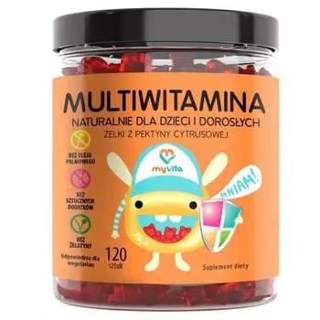 MyVita Мультивитамины - 120 желе Inny producent