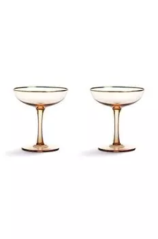 Набор бокалов для шампанского Coupe Champagne (2 шт.) &k amsterdam, розовый