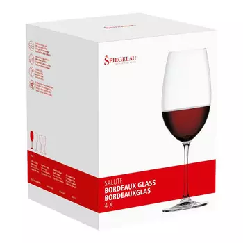 Набор бокалов Salute Bordeaux, 4 шт 0,71 л Spiegelau, прозрачный