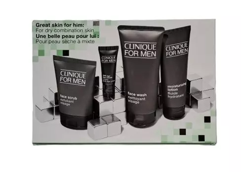 Набор Clinique Great Skin For Him - набор из 4 косметических средств для мужчин
