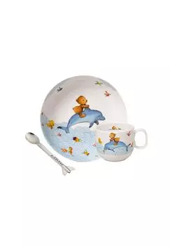 Набор детской посуды, 3 предмета EF Happy as a Bear Villeroy & Boch, bunt