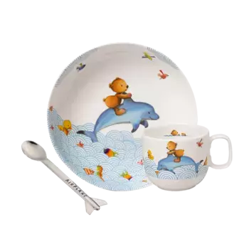 Набор детской посуды Kiddy Bears, 3 предмета Villeroy & Boch, синий