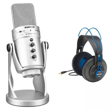 Набор для настольной записи Samson G-Track Pro (серебристый)