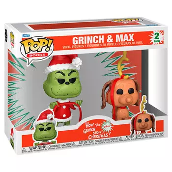 Набор Funko POP из двух наборов Grinch Гринч и Макс Funko POP!