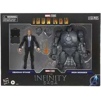Набор из 2 фигурок Marvel Legends The Infinity Saga — Обадия Стейн и Железный торговец (Железный человек) Hasbro