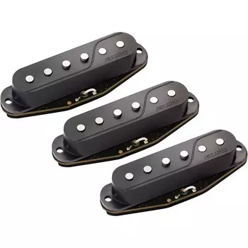 Набор из 3 звукоснимателей Fluence Single-Width с одной катушкой Fishman, черный