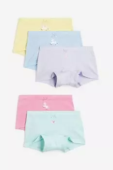 Комплект трусов H&M, 5 предметов, мультиколор
