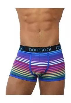Набор из 6 боксеров в стиле ретро из хлопка normani, цвет Rainbow Stripes
