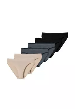 Набор из 6 модальных трусов Tai Briefs SCHIESSER, цвет Schwarz Sand Nachtblau
