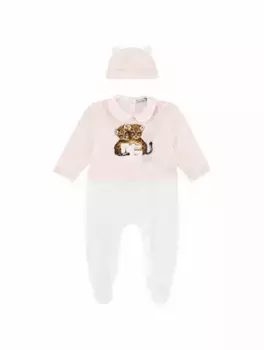 Набор из боди, шапки и нагрудника Dolce&Gabbana, мультиколор