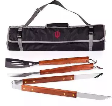 Набор из трех предметов для барбекю и гриля Picnic Time Indiana Hoosiers
