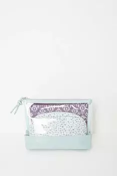 Набор косметичек из 3 шт Women'Secret, зеленый