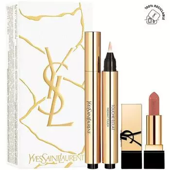 Набор косметический Yves Saint Laurent Touche Eclat №2 + Mini Labial