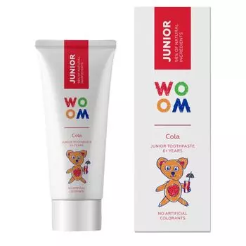 Набор косметики Pasta de Dientes Junior Cola +6 aos Woom, 50 ml
