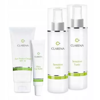 Набор косметики по уходу за лицом, 4 шт. Clarena