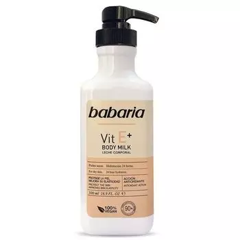 Набор косметики Vit E + Leche Corporal Babaria, 500 ml