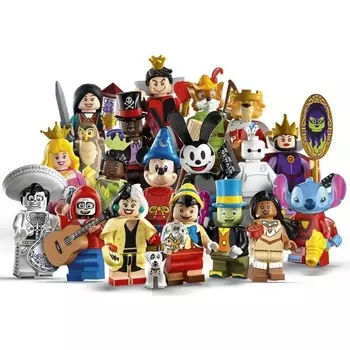 Набор мини-фигурок Lego Disney 100, 18 штук