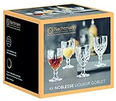 Набор Nachtmann, 2 x 4 шт., набор бокалов для ликера Noblesse/4 шт. 103748 и подарок + пожертвование