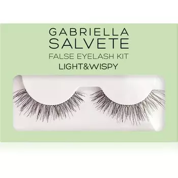 Набор накладных ресниц Gabriella Salvete Накладные ресницы Light & Wispy с клеем 1 шт