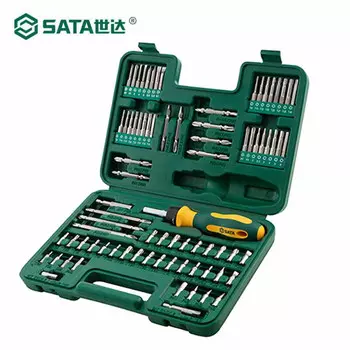 Набор отверток SATA серии 6,3 мм, 80 предметов 09326-Набор инструментов