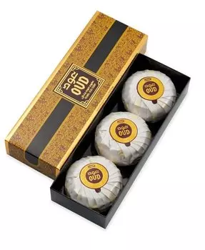 НАБОР OUD LUXURY ROYAL 3X125G ПРЕМИУМ АРАБСКОЕ МЫЛО В КУБИКАХ ИЗ ДУБАЯ