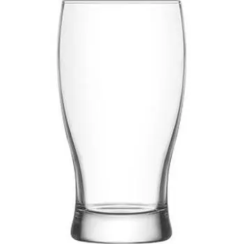Набор пивных бокалов LAV Belek Tulip Pint из 6 предметов — большие классические стаканы в форме груши для крафтового пива и эля — прозрачные — 580 мл