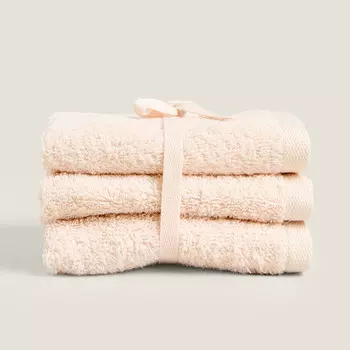 Набор полотенец Zara Home Cotton, 3 предмета, светло-розовый