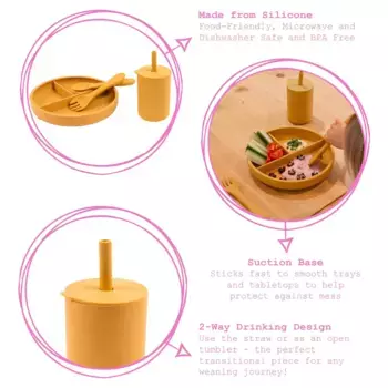 Набор посуды Tiny Dining, охра