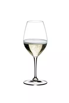 Набор Riedel Value: 2 x 2 бокала VINUM CHAMPAGNE WINE, бокалы 6416/58 и 4 соломинки EKM Living для питья из нержавеющей стали