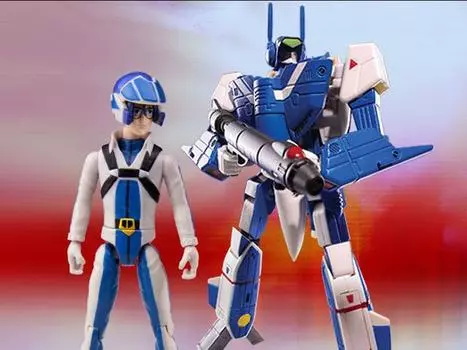 Набор Robotech VF-1J Transformable Veritech Fighter and Max Sterling Two-Pack TOYNAMI