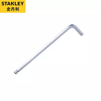 Набор шестигранных ключей Stanley с шариковыми головками длиной 5 дюймов. Шестигранный L-образный ключ с шаровой головкой 5/32 дюйма. 69-299-23