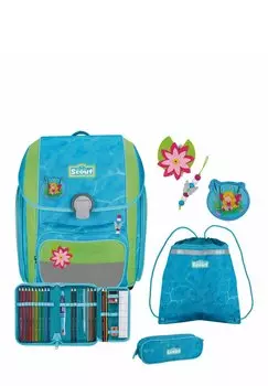 Набор школьных сумок BASIC GENIUS SET 4-TEILIG Scout, цвет water