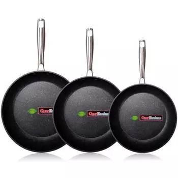 Набор сковородок wcok chef182024 (3 шт.) Wecook, черный