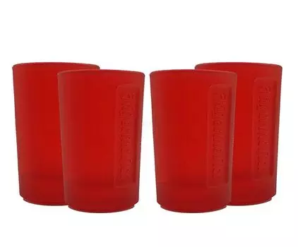 Набор стаканов Jgermeister Рюмки MANIFEST 4 шт. RED - рюмки 4cl, рюмки, водка, текила, идеально подходят для ресторанов, клубов, баров, вечеринок