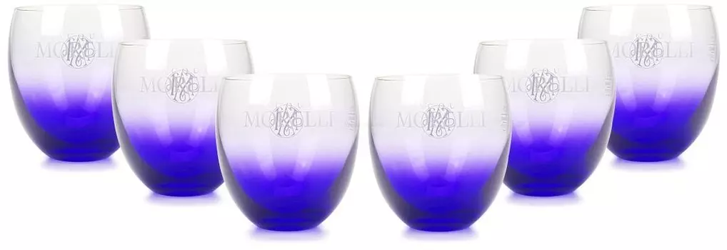 Набор стеклянных бокалов Acqua Morelli, 6 шт Mixcompany