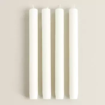 Набор свечей Zara Home Long Cylindrical, 4 штуки