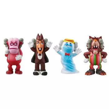 Набор виниловых фигурок Kaws Cereal Monsters, 4 предмета