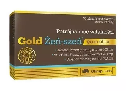 Набор витаминов и минералов с женьшенем Olimp Gold e-Sze Complex, 30 шт