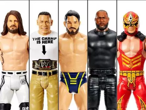 Набор WWE Basic Series 130 Set of 5 Figures Mattel