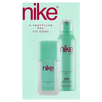 Набор: женский парфюмированный дезодорант Nike A Sparkling Day For Woman, 200 мл